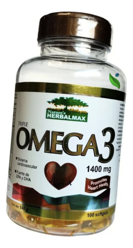Omega 3 - 100 Cápsulas X 1,400mg