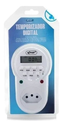 Imagem 3 de 4 de Temporizador Digital Timer Tomada Bivolt Automático 10a