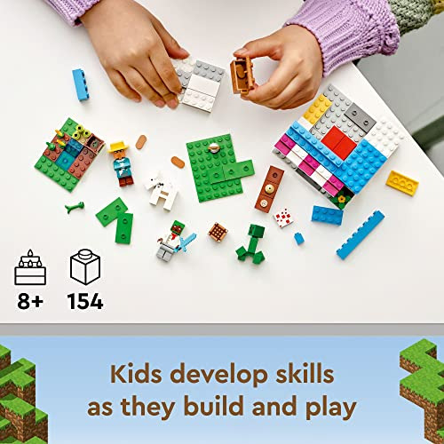 Juego De Juguetes De Construcción Lego Minecraft The Bakery