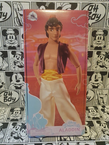 Boneco Aladdin Disney Store Uk - Pronta Entrega Rj