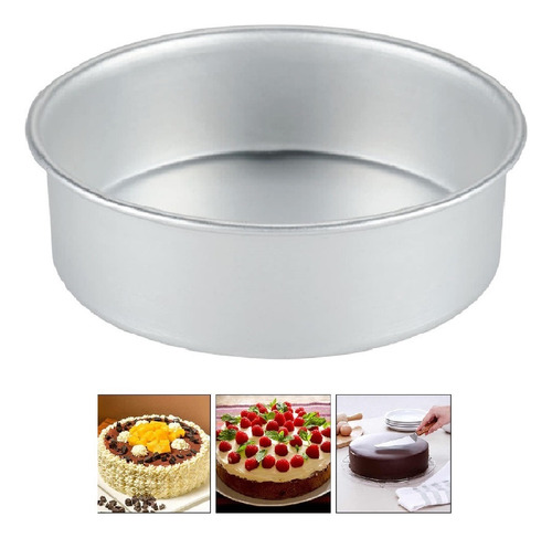 Molde Torta Moldes De Torta Molde Queque Molde Aluminio 22cm