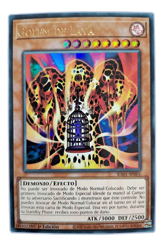 Yugi-oh! Lava Golem Sdma-en014 Ultra