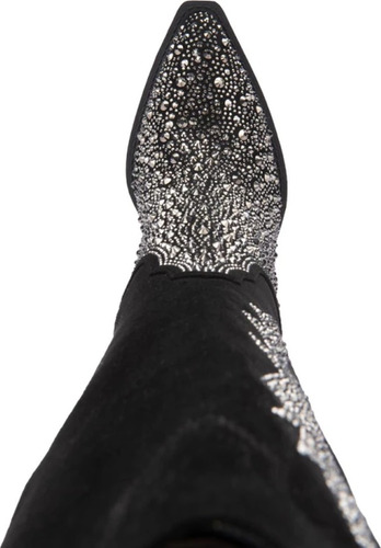 Bota Vaquera Texana Larga Tacon Mujer Thalia Sodi 1141742
