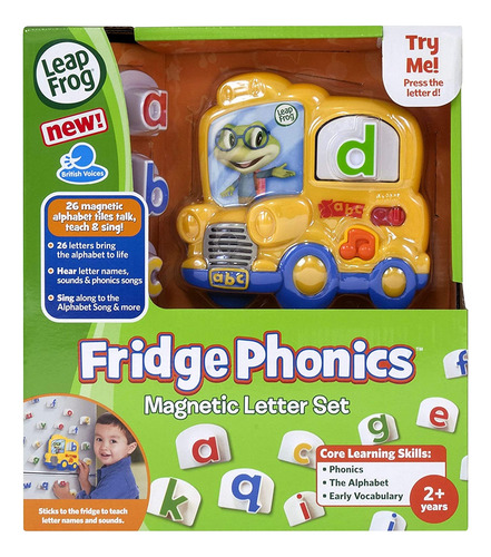 Leapfrog Fridge Phonics - Juego De Letras Magnéticas, Color