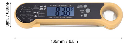 Termómetro Digital Para Carne Con Retroiluminación Por Induc