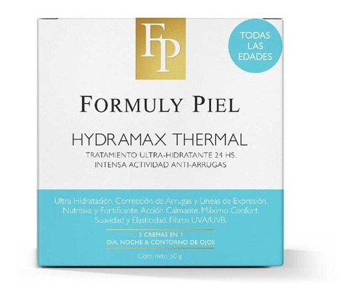 Formuly Piel Crema Antiedad Hydramax Thermal 3 En 1 X 50gr 