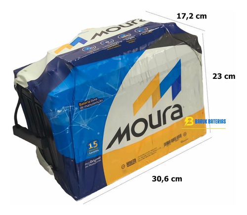 Bateria Moura 90ah  M90td