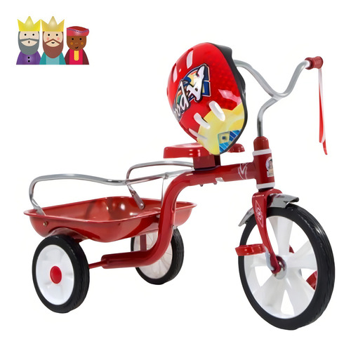 Triciclo Apache Rojo Con Cajuela