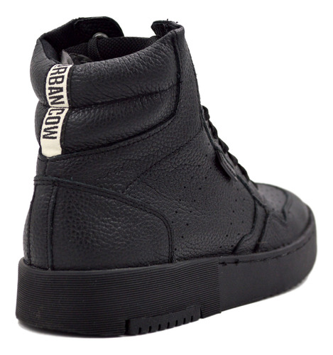 Zapatilla Mujer Urban Cow Ascari Botita Cuero Tendencia Moda