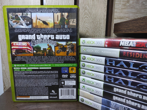Jogo Gta San Andreas Original Para Xbox 360 - Midia Física (Usado)