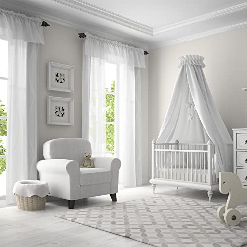Mrtrees Cortinas Transparentes Blancas 45 Pulgadas Cortinas