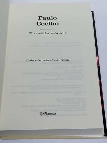 El Vencedor Está Solo - Paulo Coelho (Usado)