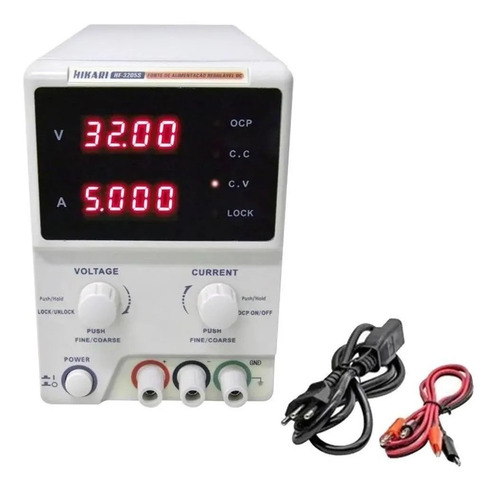 Imagem 1 de 4 de Fonte Alimentação Bancada Celular 32v 5a Hikari Hf-3205s