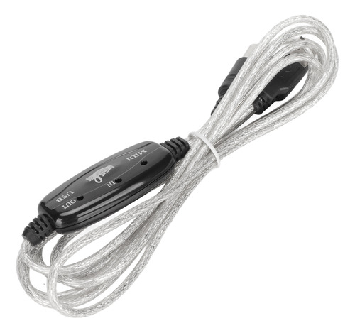 Cabo Midi Para Usb Com Aproximadamente 2,2 M De Comprimento