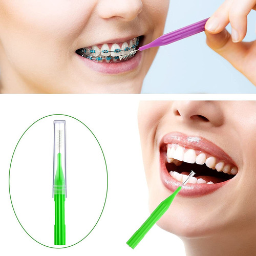 250 Piezas Interdentalers Dental Diente Hilo Dental Cabeza O