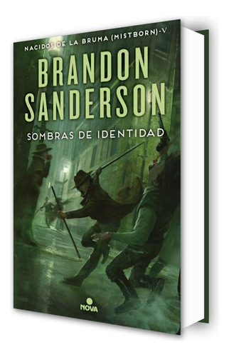Sombras de identidad de Brandon Sanderson editorial Ediciones B tapa dura en español 2017
