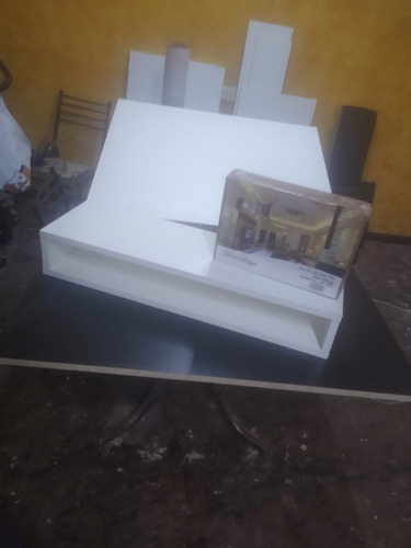 Estante Flotante Combo Soporte 180 55 Smart Lcd Tv Play Cpu