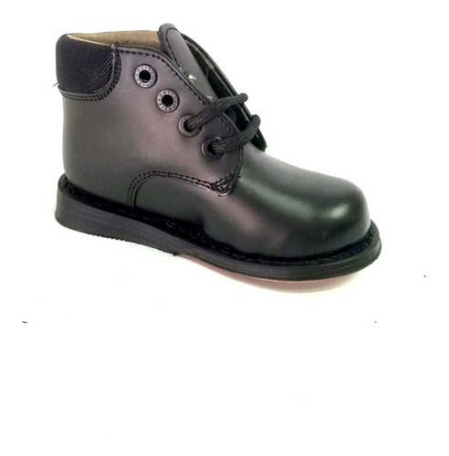 Zapato Ortopédico Pieco 9611 Bullon Piel En Color Negro