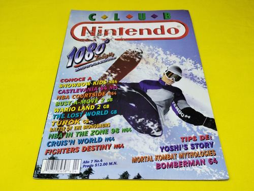 Revista Club Nintendo Año 7 #4 1080 Snowboarding