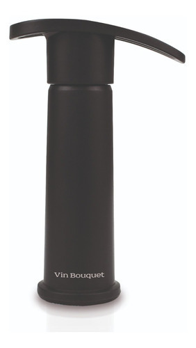 Bomba De Vacío Manual Negra Para Vino Vin Bouquet Color Negro
