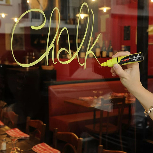 Marcadores Uni Chalk 8k Tiza Liquida