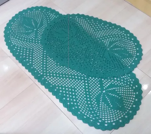 Como Fazer Jogo de Cozinha de Crochê Simples - Como Fazer Crochê