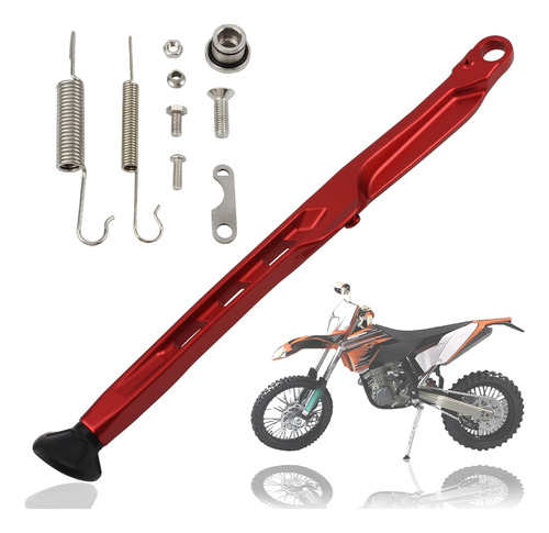 Kit De Soporte Lateral Para Motocicleta Exc 125-450 Rojo