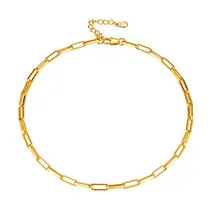 Comprar Cadena De Oro Collar De Gargantilla De Oro De 18 Quilat...