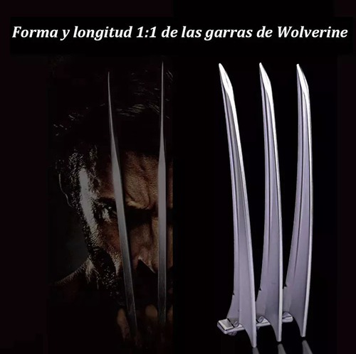 Garras Wolverine Lobo Pata Plástico Duradero Cosplay Prop 2p