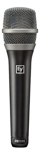 Micrófono con cable supercardioide Electro-voice Re 520, color negro