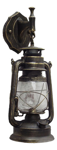 Lámpara De Pared Rústica Tipo Farol, Lámpara De Exterior