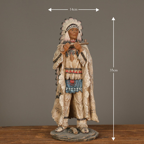 Indígenas Índios Americanos B 35x14cm