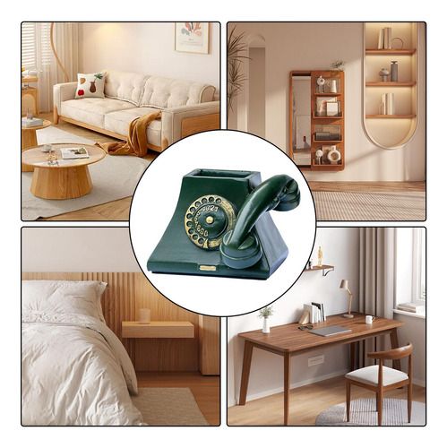 Planter Pots Rotary Phone Design Outdoor Flower Planter Deco