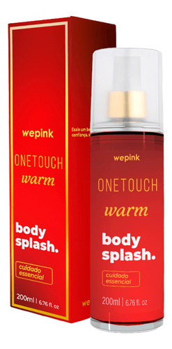 Body Splash One Touch Warm Desodorante Colônia 200ml - Wepin
