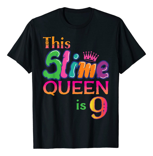 Kit De Slime Este  Queen Es 9 Lindo Nueve Años De Edad  Ksl