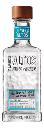 Caja De 6 Tequila Altos Olmeca Plata 750 Ml