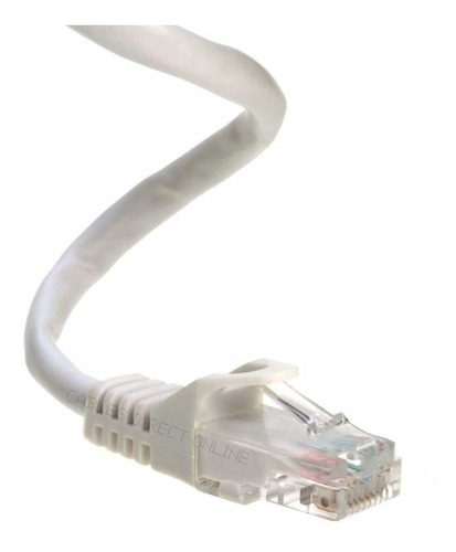 Cable Red Ethernet Sin Enganche 6 100 Pie Color Blanco