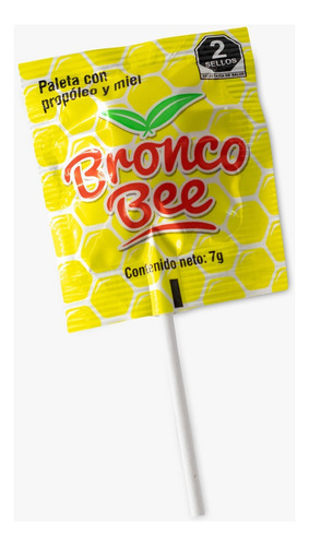 Paleta Con Propóleo Y Miel Bolsa Con 50 Piezas Broncobee