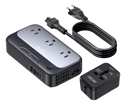 Adaptador De Viaje Universal Carga Rápida 2 Usb+2 Tipo C