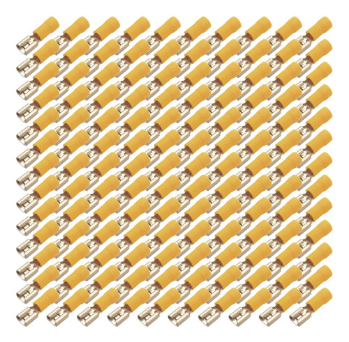 250 Conectores Tipo Hembra Aislada 0.250 12-10 Awg Ae55096