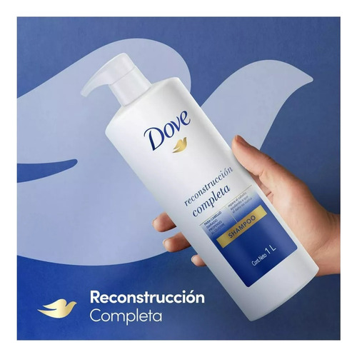Shampoo Dove Reconstrucción Completa 1 L