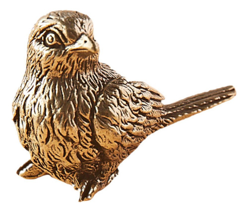 Ft Adorno De Gorrión De Latón, Figura De Gorrión Para