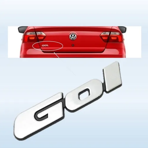 Emblema Cromado Tapa Baul Gol