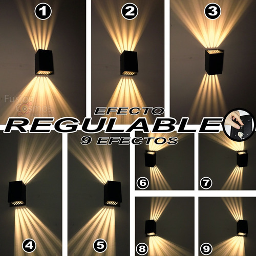 Imagen 3 de 10 de Artefacto Iluminación Superbrillante Efecto 10 Rayos X5un