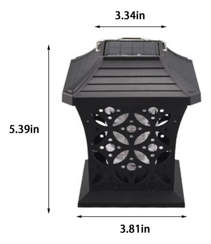 - Lámpara Solar J For Control De Mosquitos, Diseño De Patio