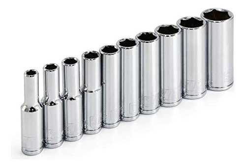 Powerbuilt 640499 14inch Drive Sae Deep Socket Set 10piece