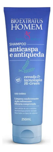 Bio Extratus Homem 250ml Shampoo Anticaspa E Antiqueda