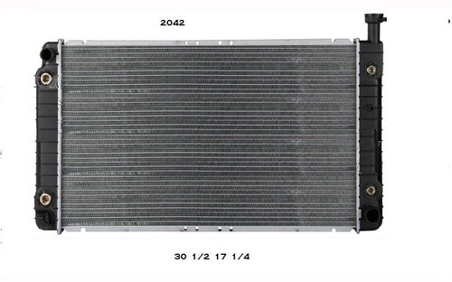 Radiador Chevrolet Cargo Van 1998 5.7l Deyac T/a 32 Mm