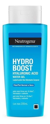  Crema Corporal Gel Neutrogena Hydro Boost Water Gel X 200 Ml.