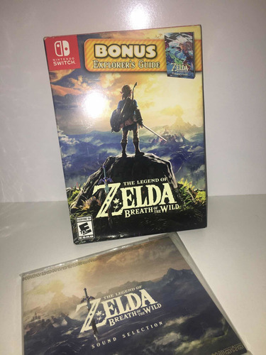 Zelda Breath Of The Wild Explorers Guide Switch E Adicionais (Usado)